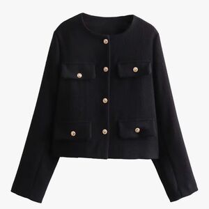 NWOT-Elegant Black Women's Blazer